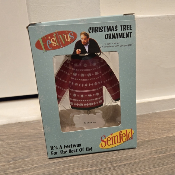 Hallmark 2019 Seinfeld It's Festivus for the Rest of Us  Christmas Ornament - Picture 3 of 4